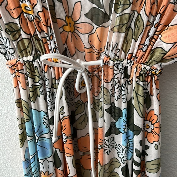 Stylish Swimwear Floral Maxi Coverup - Picture 6 of 14